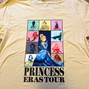 👑 Taylor Swift Inspired Disney Princess Eras Tour tee